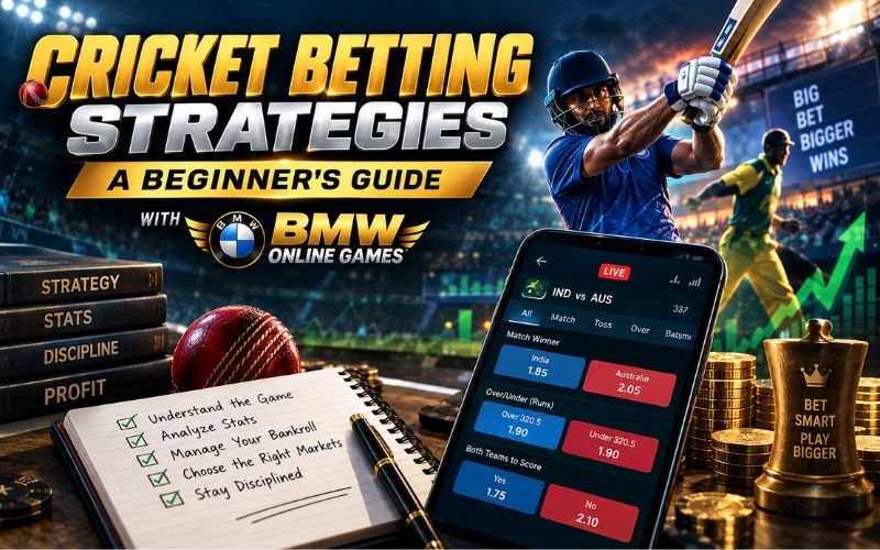 CRICKET BETTING STRATEGIES: A BEGINNER'S GUIDE WITH BMW Online Games.